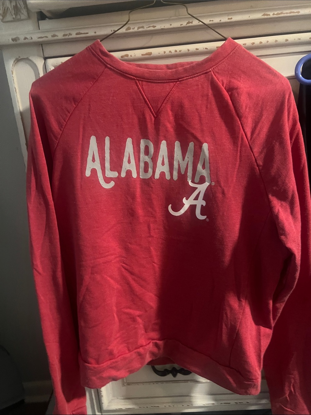 Alabama Crewneck Sweatshirt - Red Kids Top